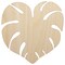 Monstera Leaf Swiss Cheese Plant Unfinished Wood Shape Piece Cutout for DIY Craft Projects